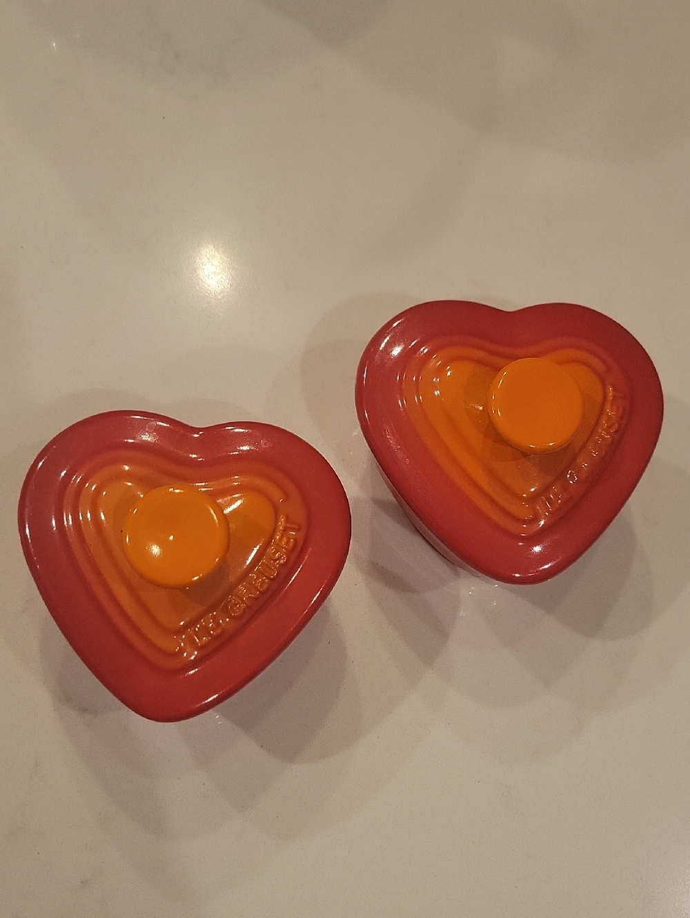 Mini Le Creuset Flame Hearts